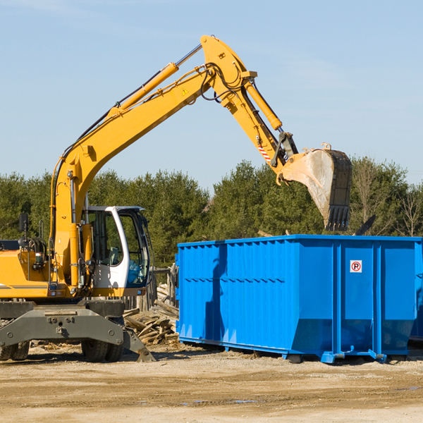 is there a minimum or maximum amount of waste i can put in a residential dumpster in Walcott